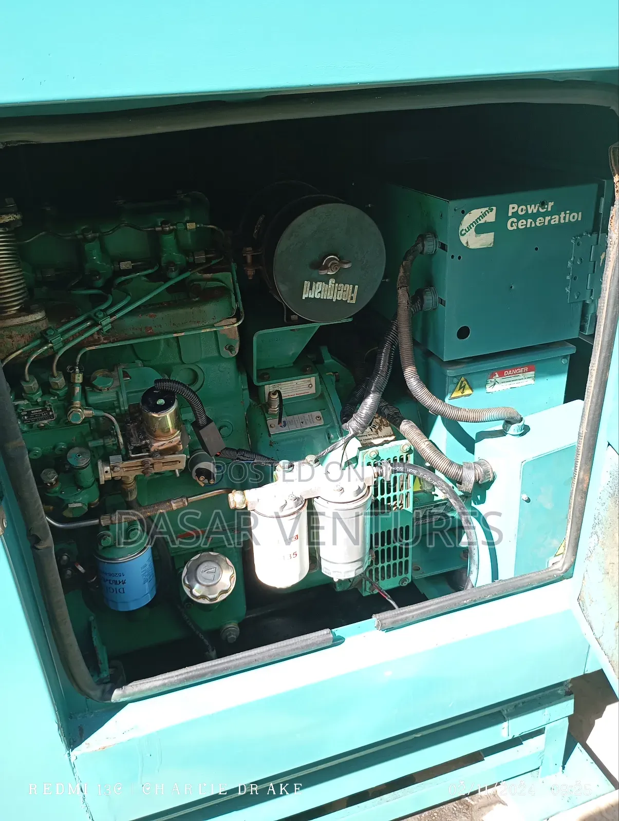 Power Generator 22kva Cummins Ex Uk