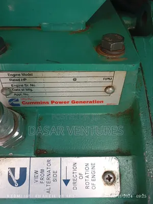 Power Generator 22kva Cummins Ex Uk