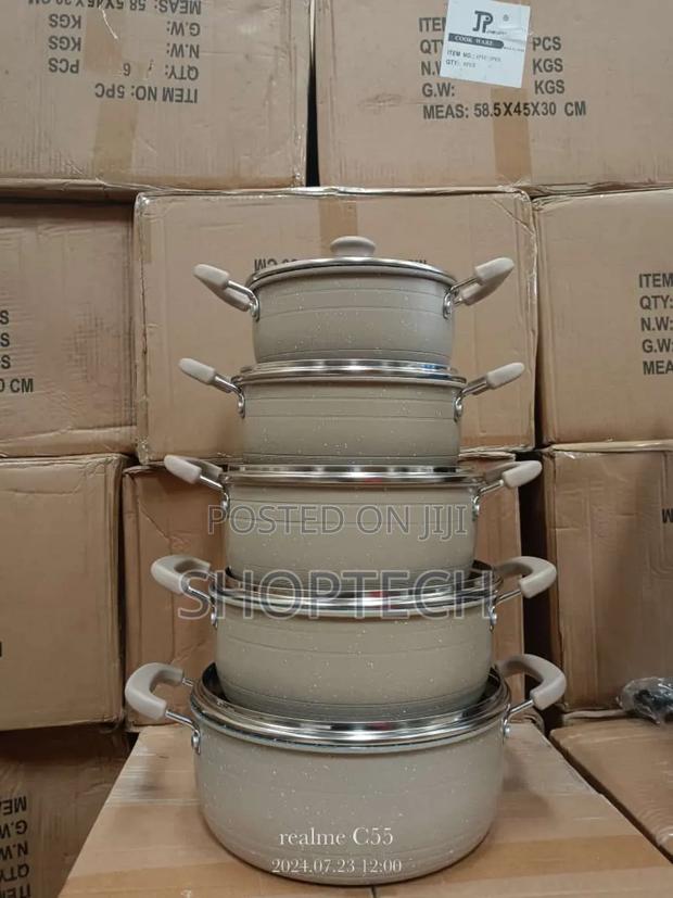 New Model 10 Pieces Jp Non Stick Cookware Set - main view