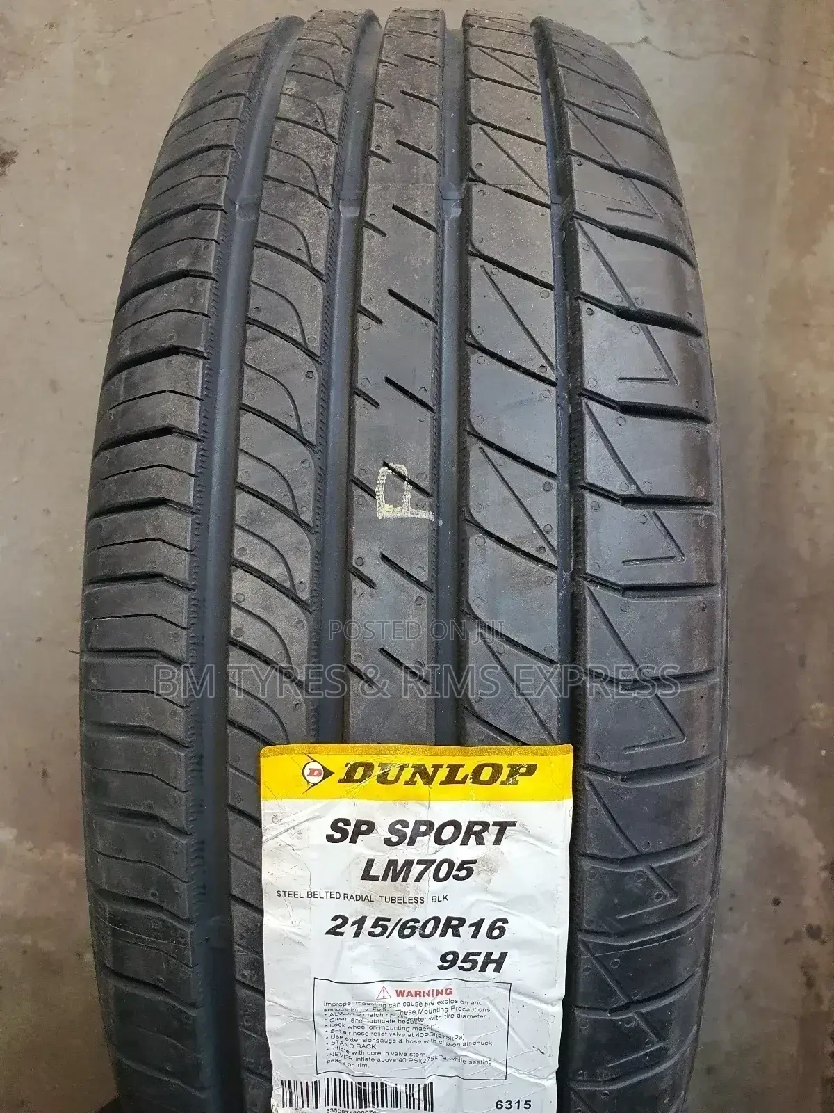 215 /60 R16 Dunlop TYRES (Japan)