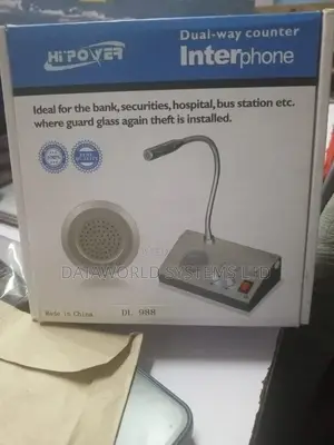 Two-Way Window Intercom System for Counter (DL-988)