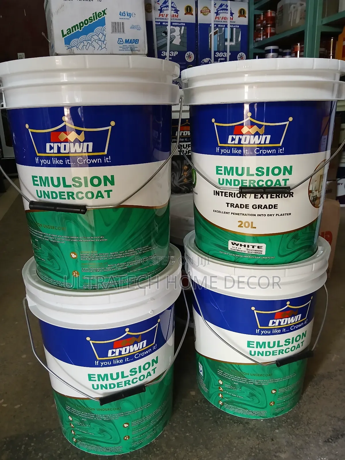 Crown Undercoat White 20ltrs