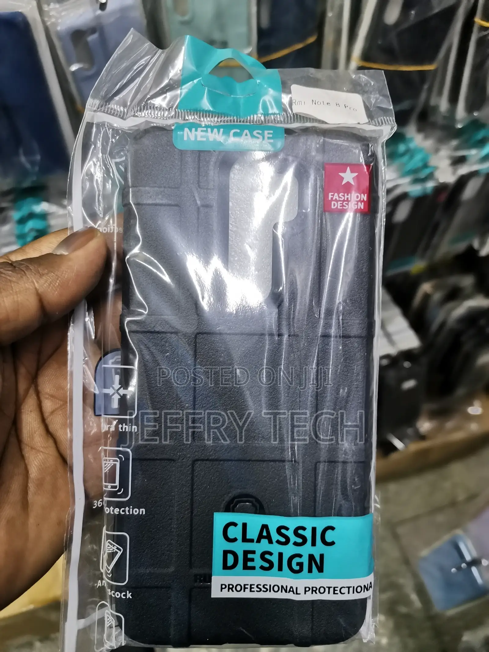 Rugged TPU Back Cover Case for Xiaomi Redmi Note 8 Pro