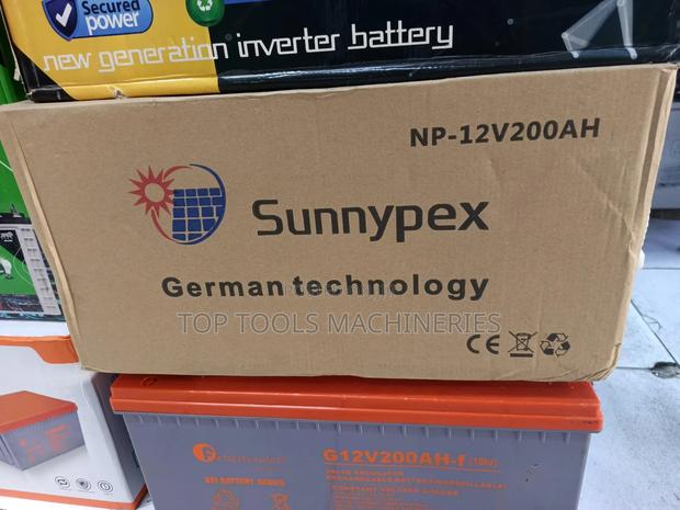 Sunnypex 200ah 12V Gel Deep Cyle Battery