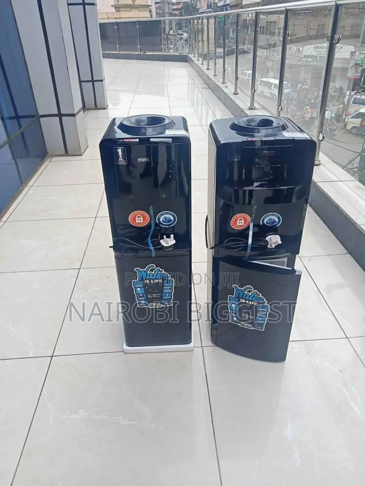 Mika Hot and Cold Black Water Dispenser