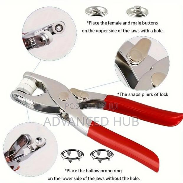 Metallic Snup Button Pliers Set - thumbnail 4