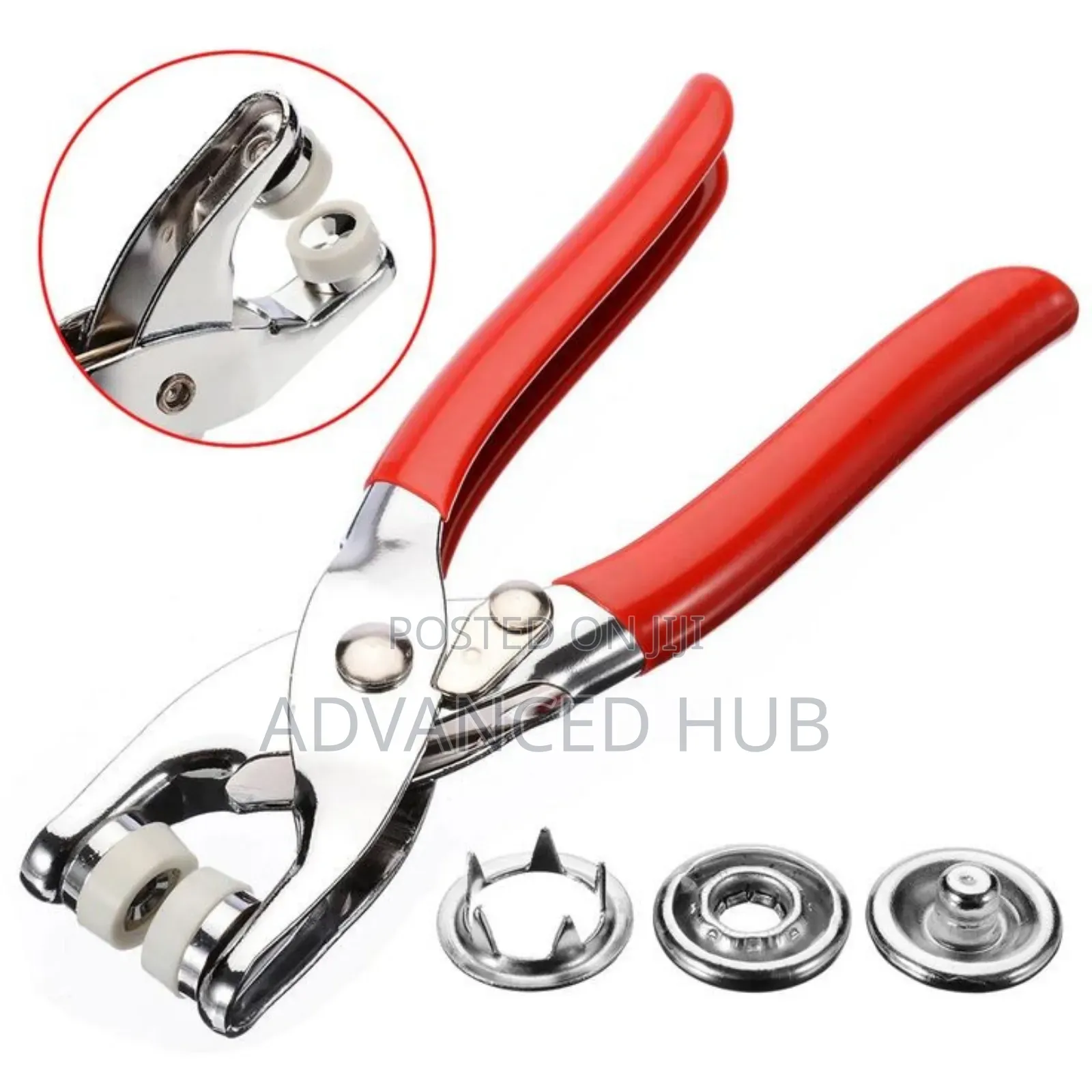 Metallic Snup Button Pliers Set