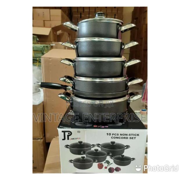 Jamespot Black Cookware Set