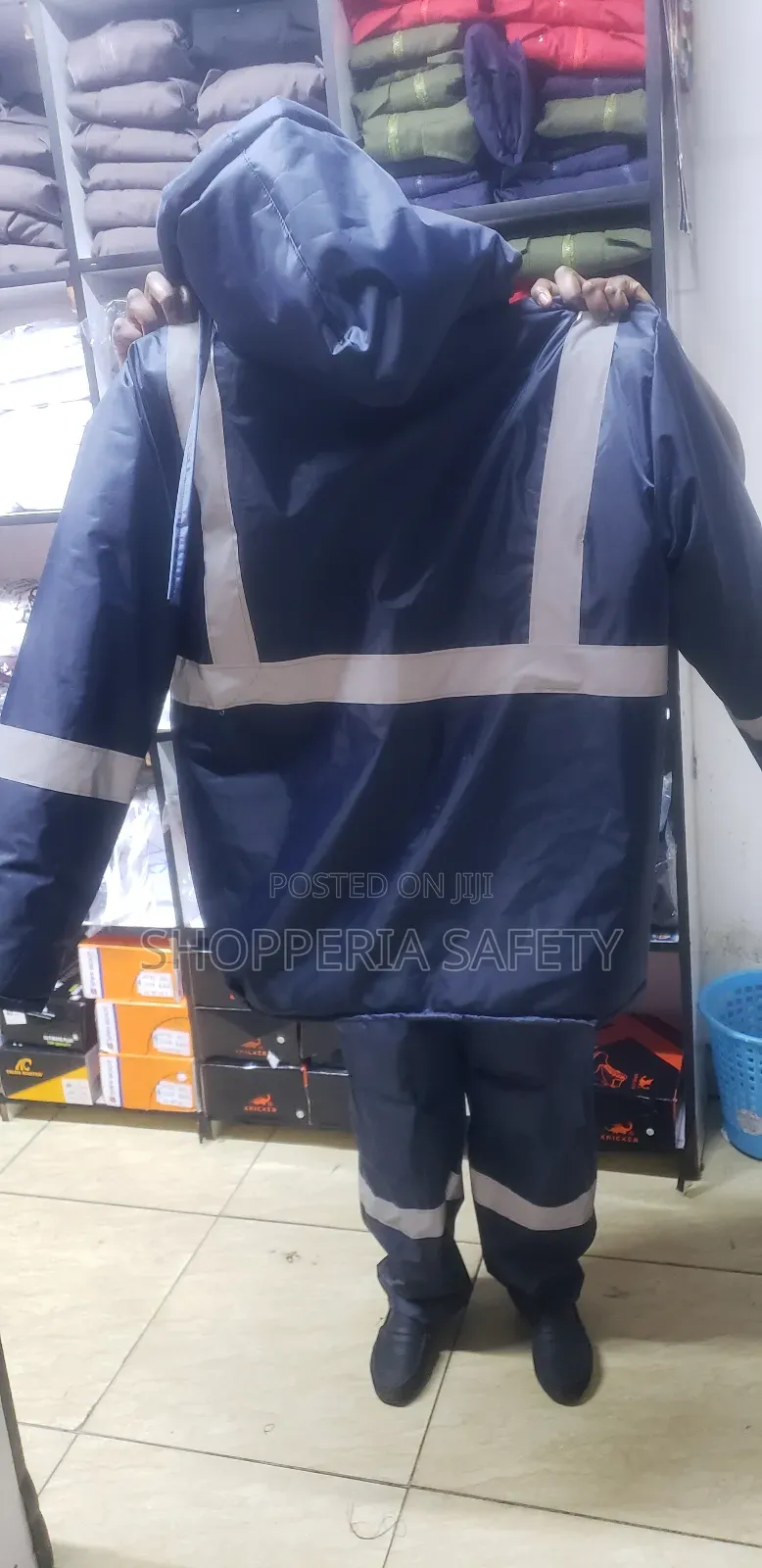 Padded Rider Jackets Navy Blue
