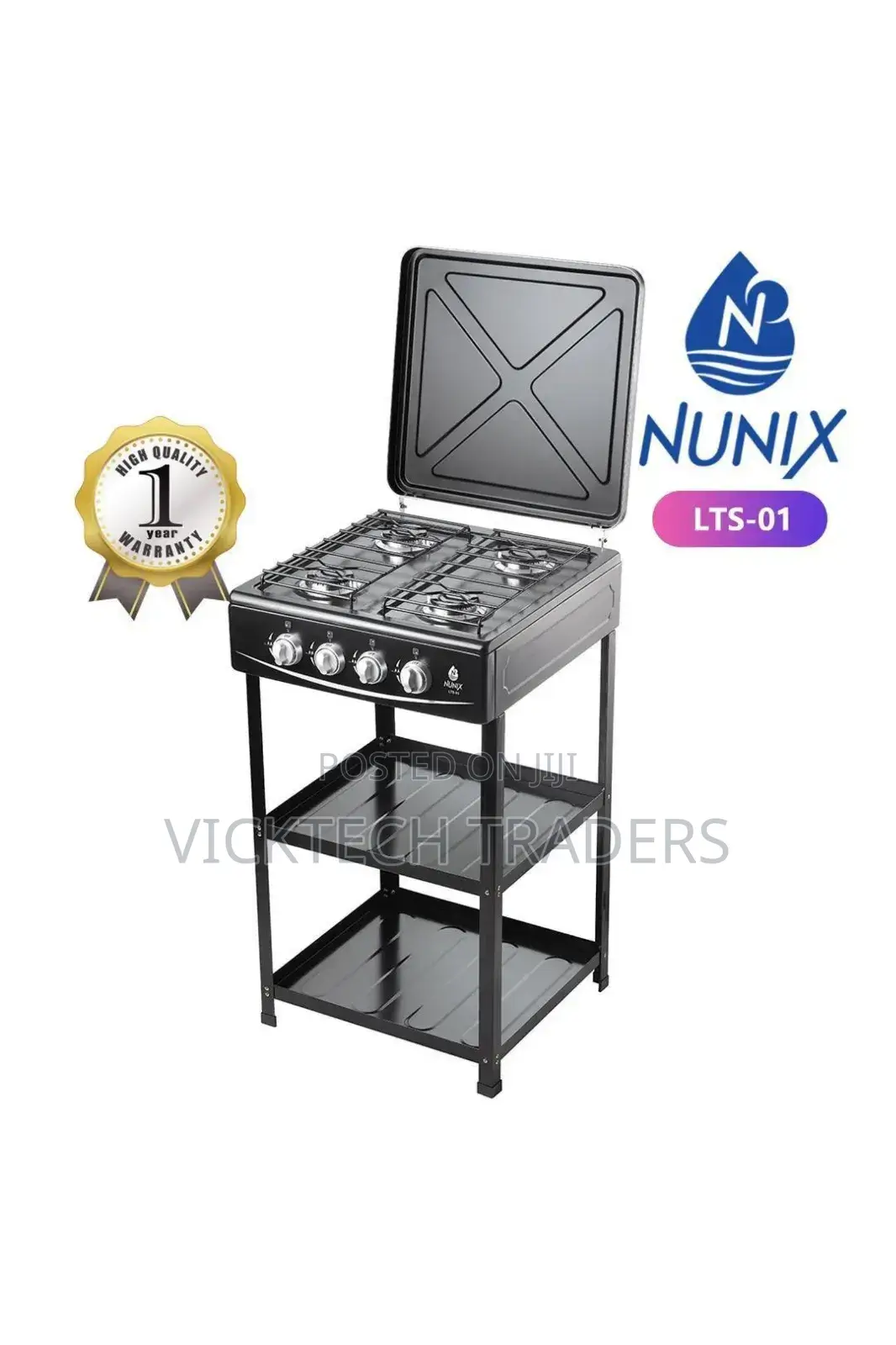 Cooker,Nunix LTS-01 4gas With Shelves