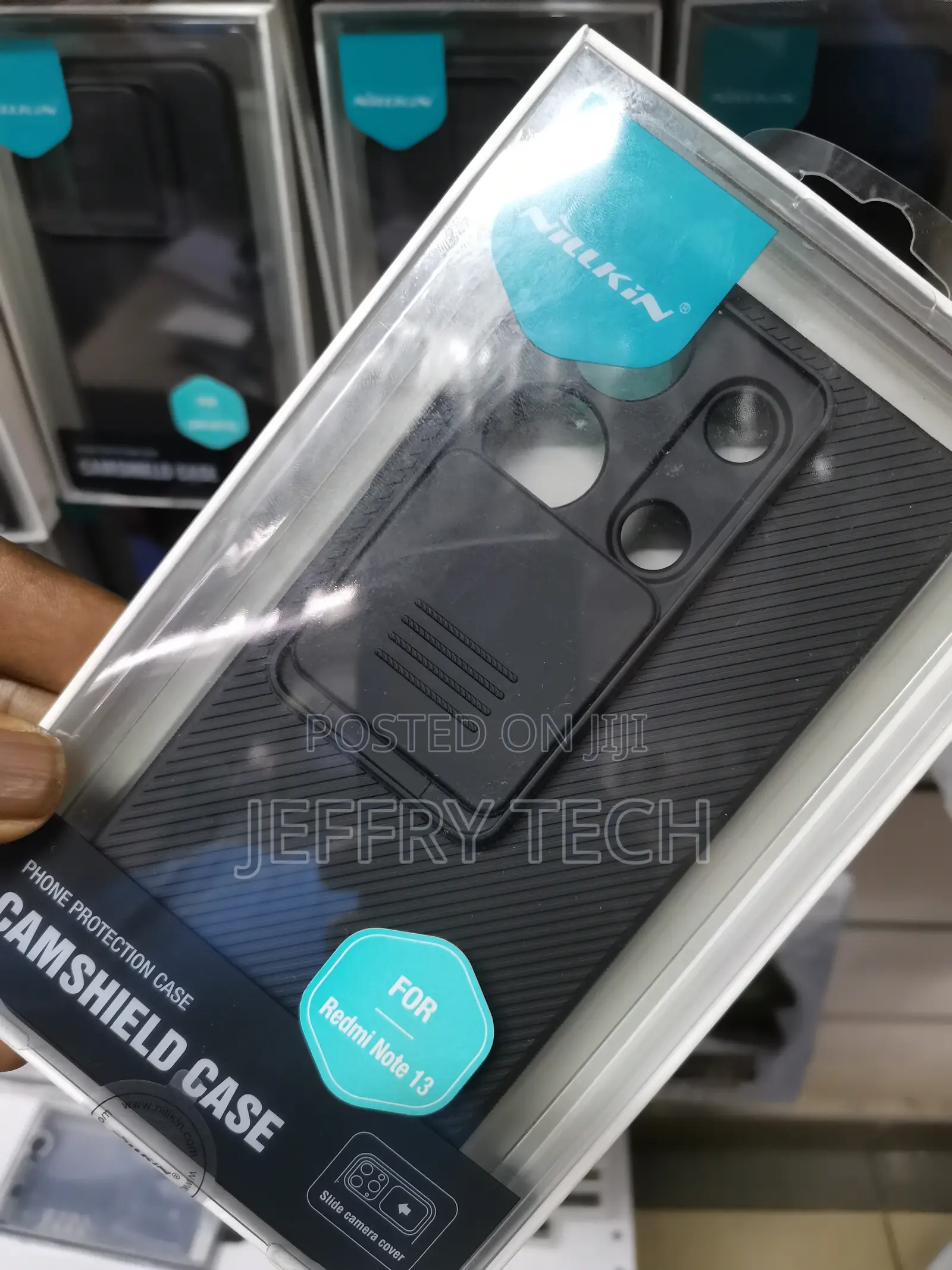Nilkin Slim Protective for Xiaomi Redmi Note 13 Case-Blackl