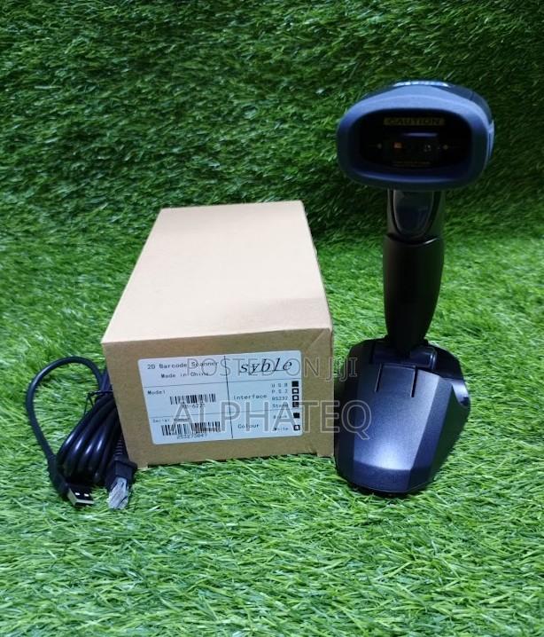 Syble Wired Laser Handheld Barcode Scanner With Stand Suppor - main view