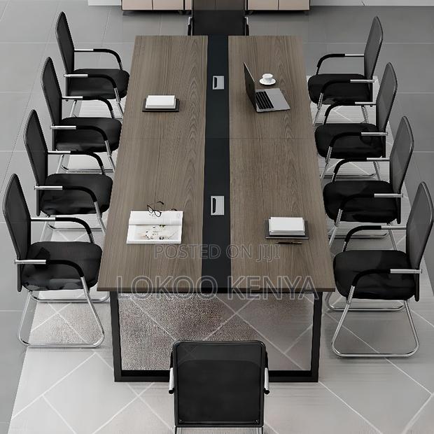 Boardroom Tables:2.4 Meters Simple Modern Boardroom Table - thumbnail 2