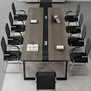 Boardroom Tables:2.4 Meters Modern Simple Boardroom Table