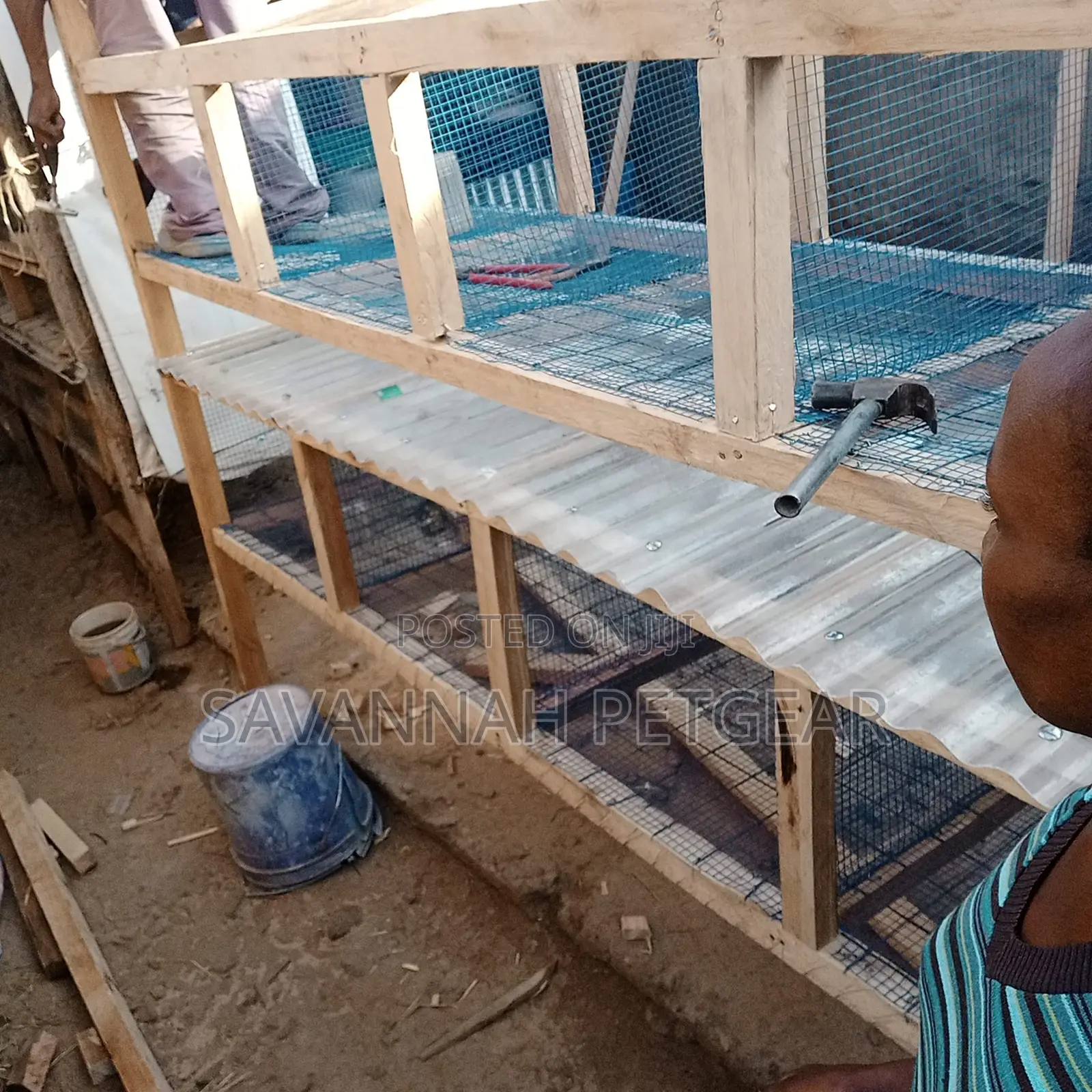 Rabbit Cage / House Construction - Labour Cost Per Cage(Materials Ecxl