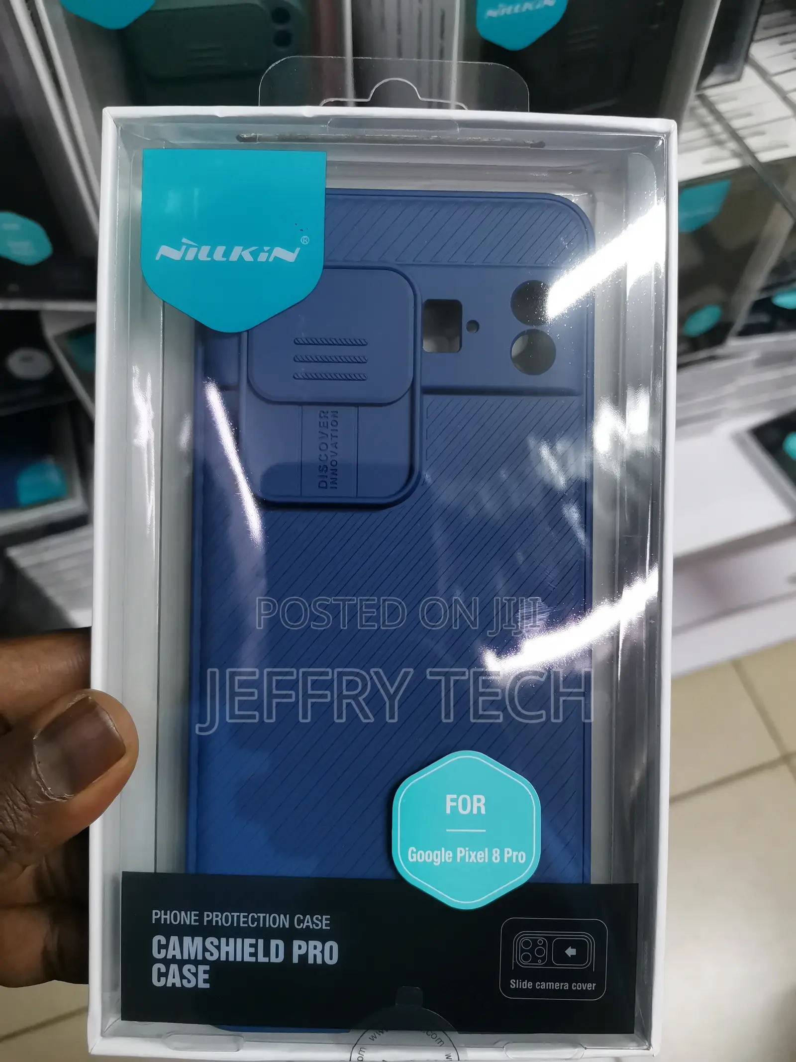 Nillkin for Google Pixel 8 Pro Case With Camshield - Blue