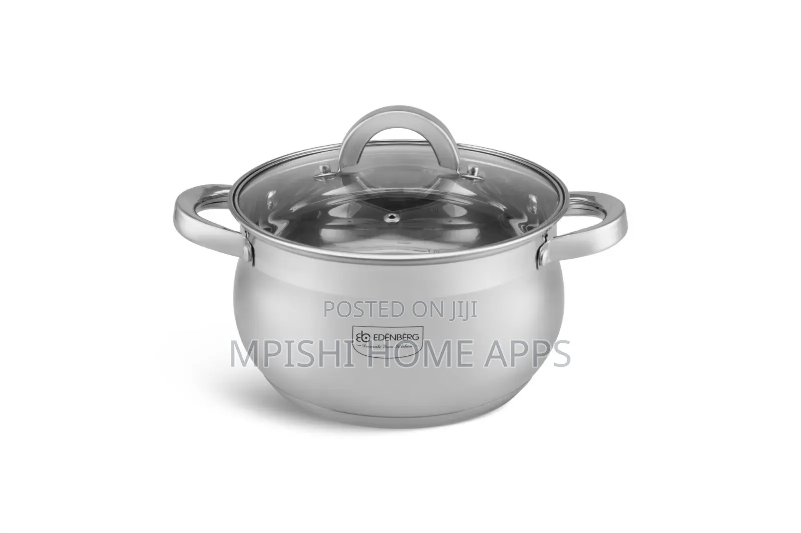 12pcs Edenberg Stainless Steel Cookware Set EB-4065