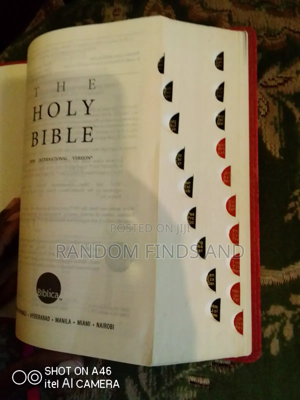 Pink Leather-Bound Holy Bible (Niv) (Used)
