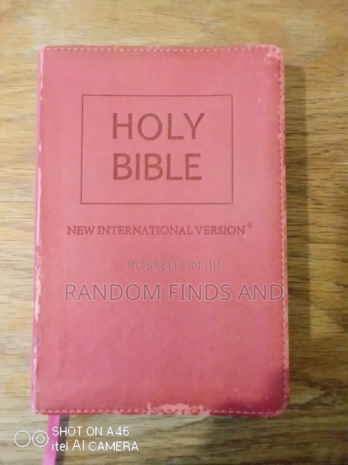 Pink Leather-Bound Holy Bible (Niv) (Used)