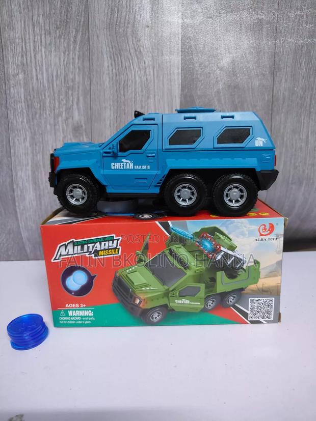 Military Car Uses Battery - main view