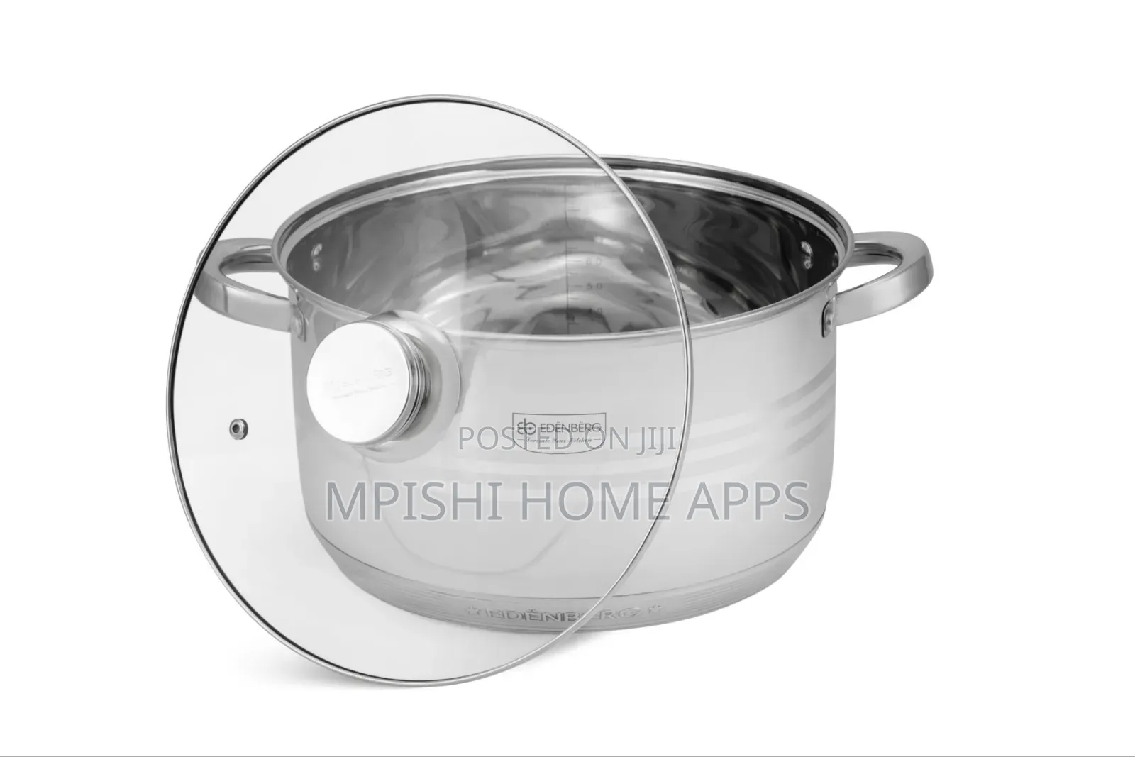 12pcs Edenberg Stainless Steel Cookware Set Eb-4037