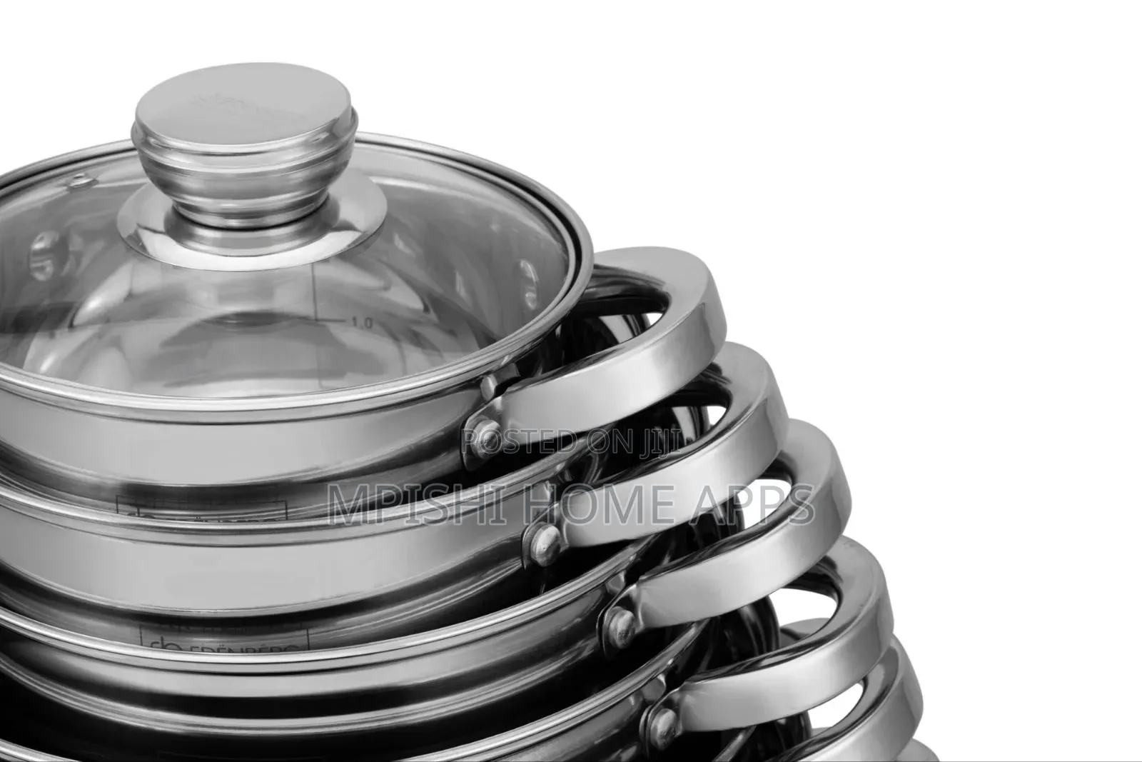 12pcs Edenberg Stainless Steel Cookware Set Eb-4037