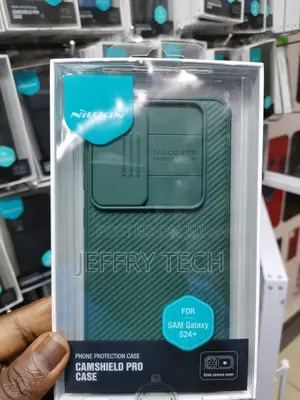Nillkin for Samsung S24 Plus Case With Camera Cover -Green