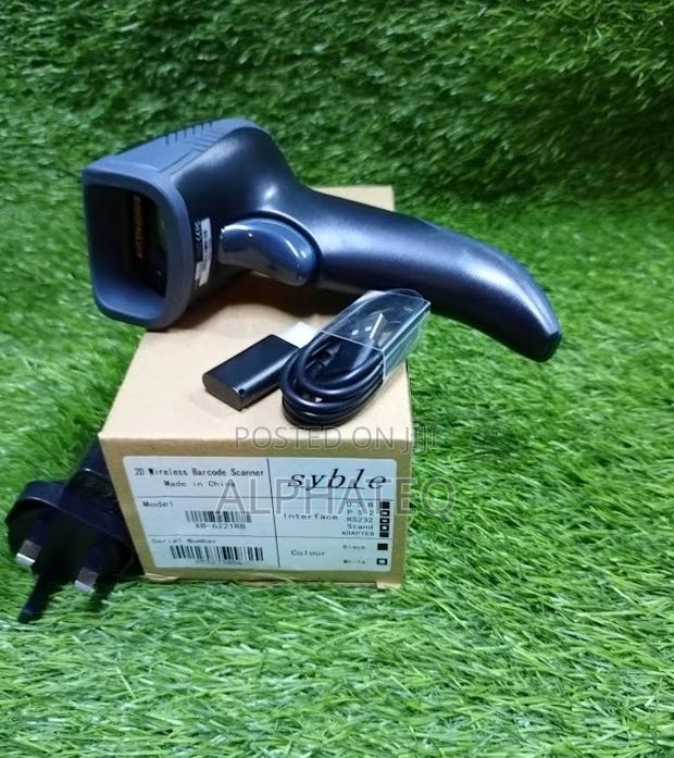 Wireless 2D Barcode Scanner, Portable Laser Barcode Reader - main view