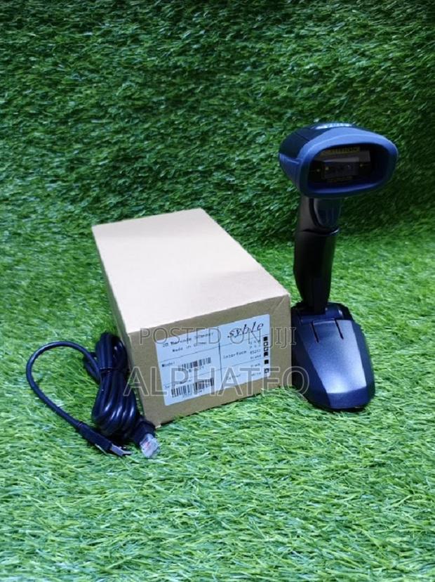 Wired Laser Handheld Barcode Scanner With Stand Support