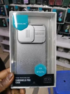 Nillkin for iPhone 16 Pro Case With Slide Camera Cover,-Gray