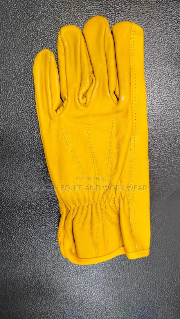 Yellow Driver Glove