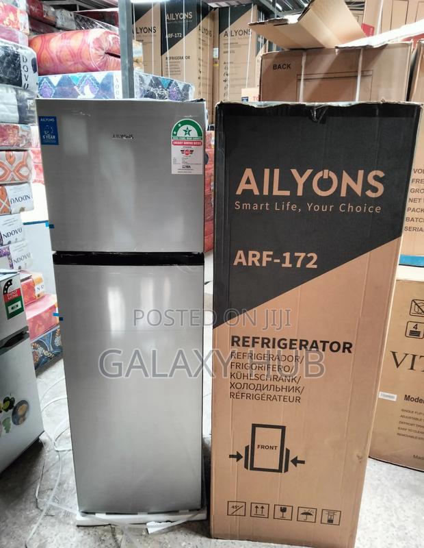 Ailyons 168litres Double Door Top Freezer Refrigerator