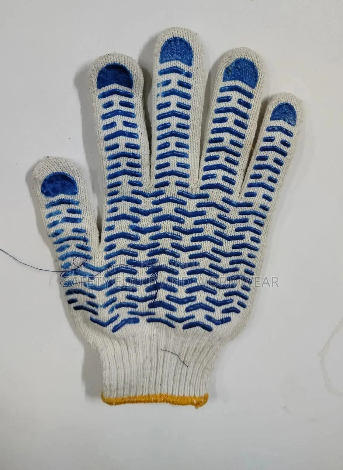 PVC Cotton Dotted Gloves
