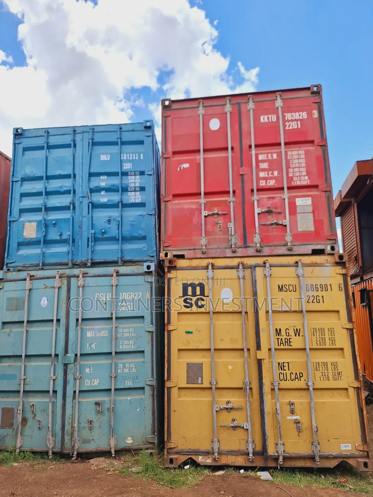 20ft and 40ft Shipping Containers for Sale- Get a Unit Here
