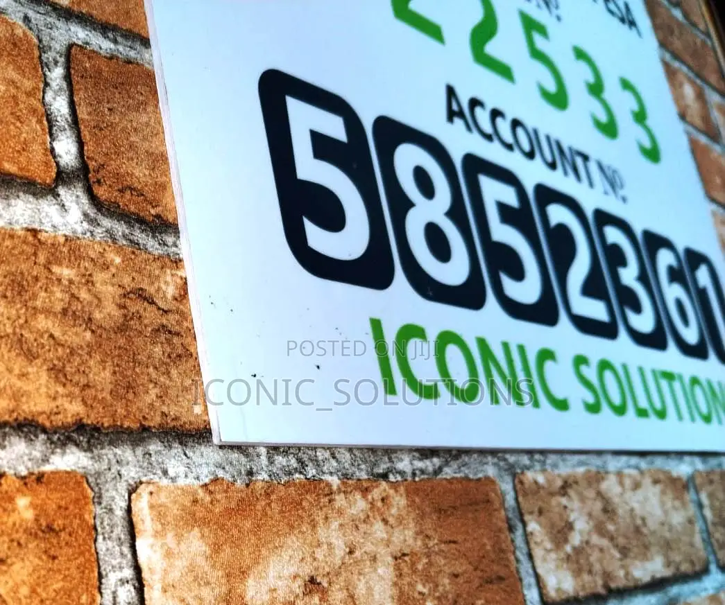 Mpesa Till/Paybill Display Board
