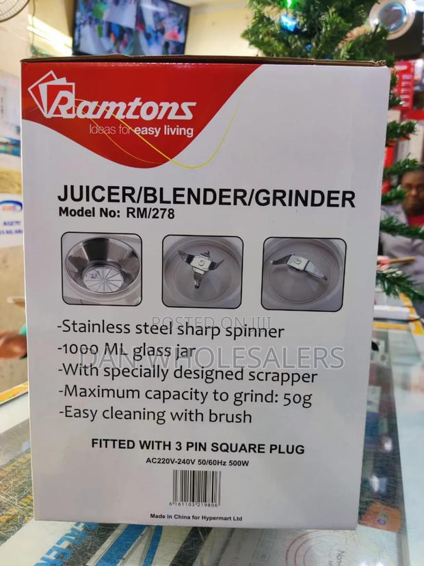 Ramtons 3 in 1 Blender and Grinder - main view