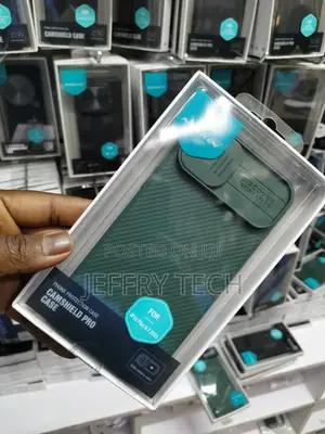 Nillkin for iPhone 15 Plus Case With Camshield -Green