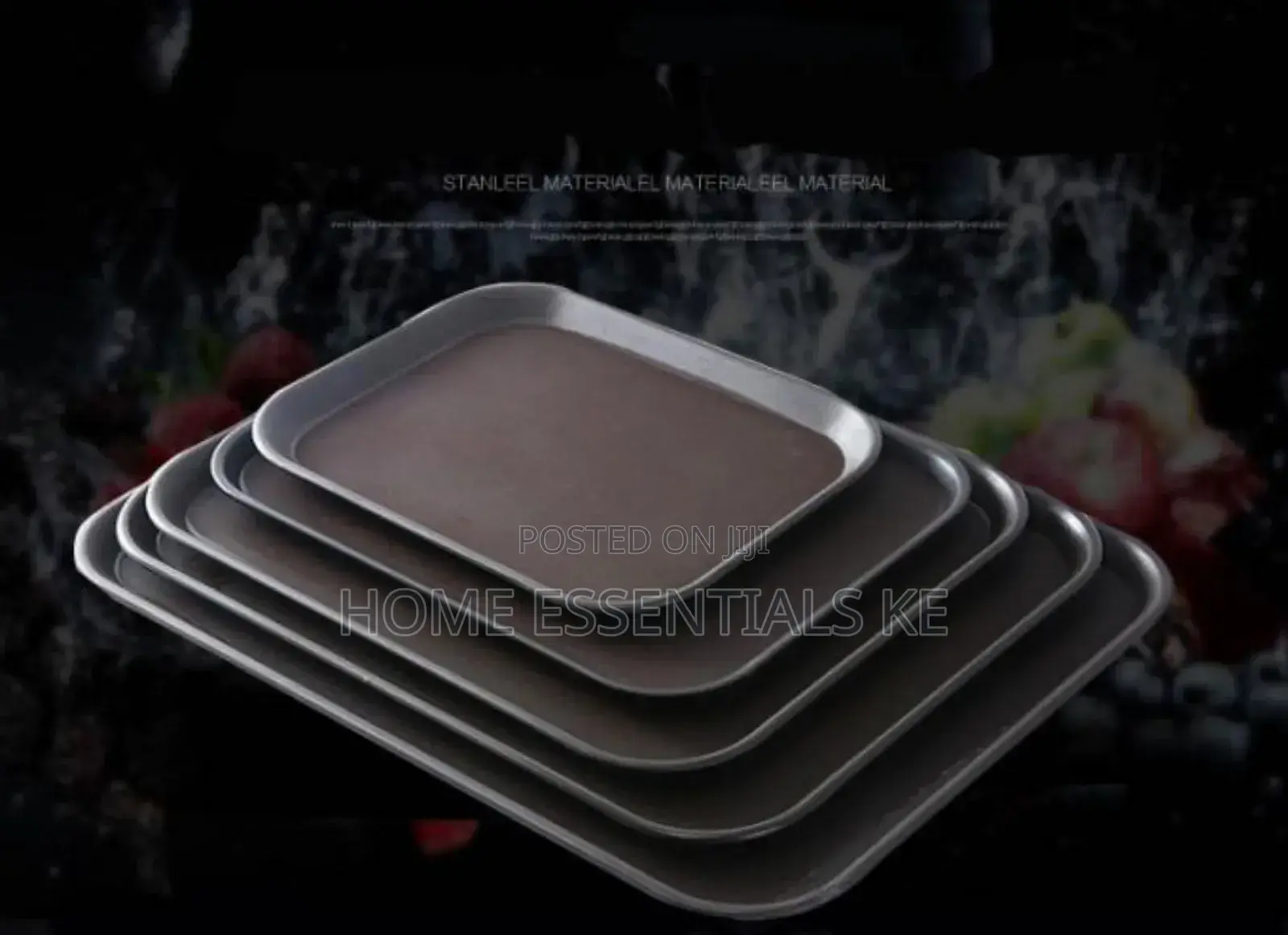 Rectangular Antislip Serving Tray-Small,Medium,Large,Extra L
