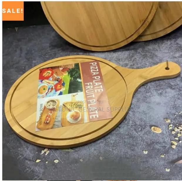 Bamboo Pizza Board Round.* - main view