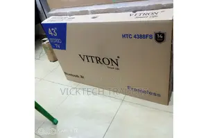 Vitron 43 Inches HTC-4388FS Smart, Android and Frameless TV