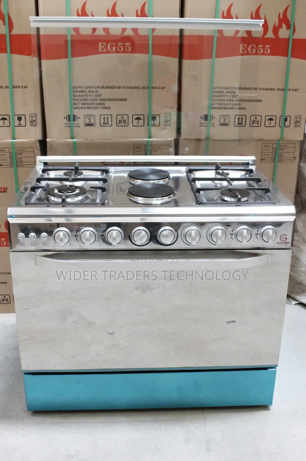 60*90 Eurochef 4+2 Standing COOKER