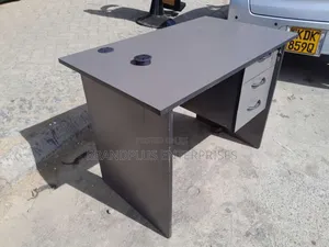1m Gray Office Desk