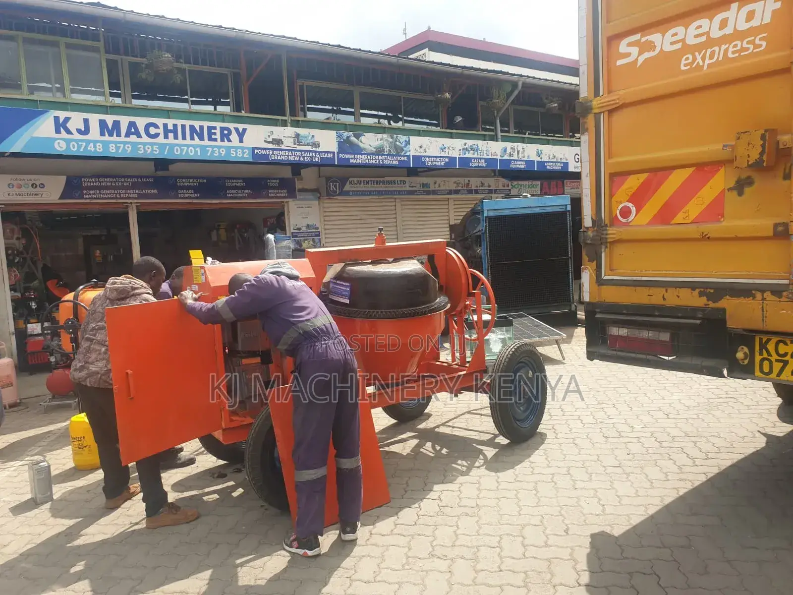 500l Heavy-duty Concrete Mixer – Diesel Engine Powered