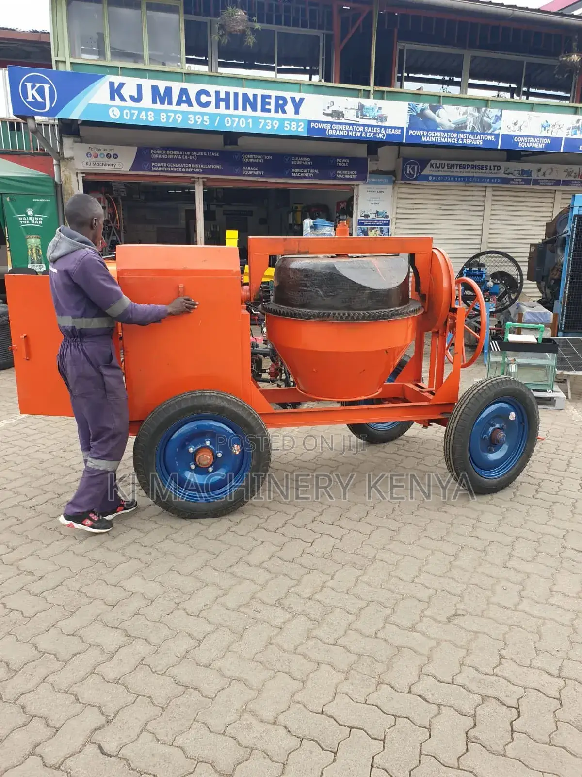500l Heavy-duty Concrete Mixer – Diesel Engine Powered
