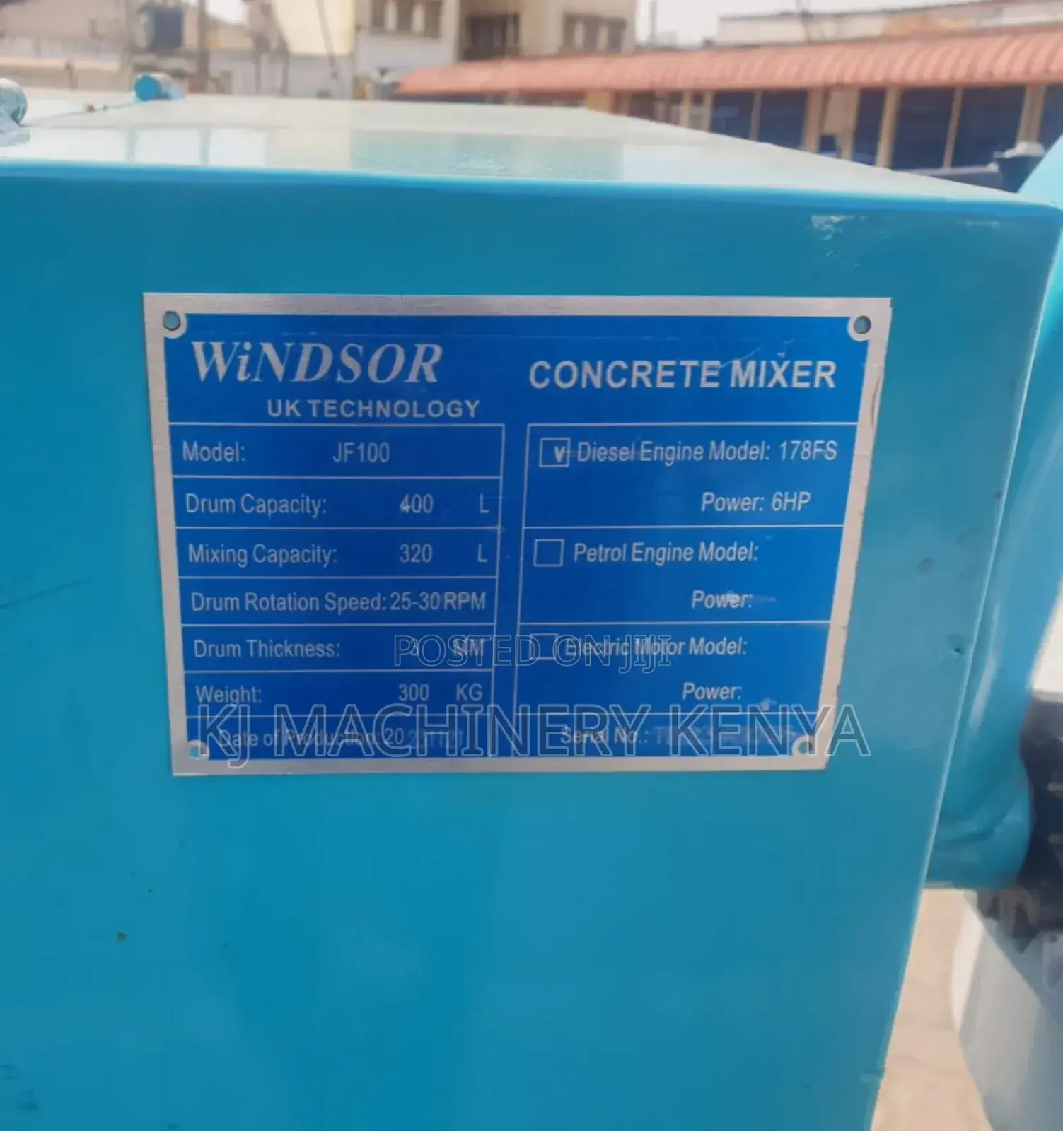 400litres Diesel Concrete Mixer - Windsor Brand From UK