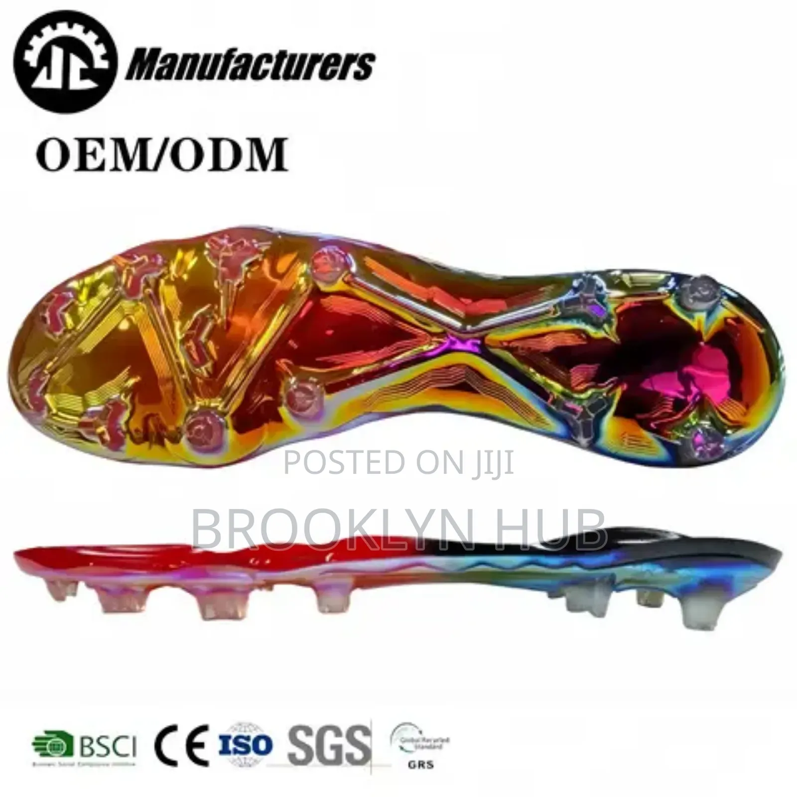 Puma Soccer Boots With Colourful Electroplating Sole( 39-45)
