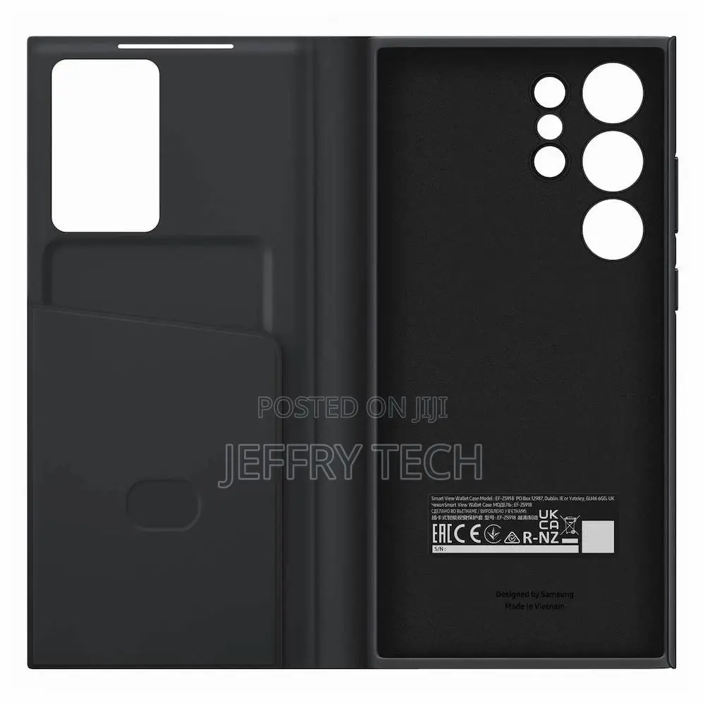 S-View Wallet Cover EF-ZS918CB for Samsung Galaxy S23 Ultra