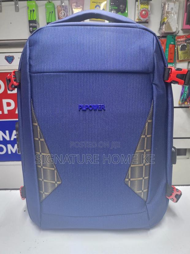 PL Power Large Quality Backpack -Blue - main view