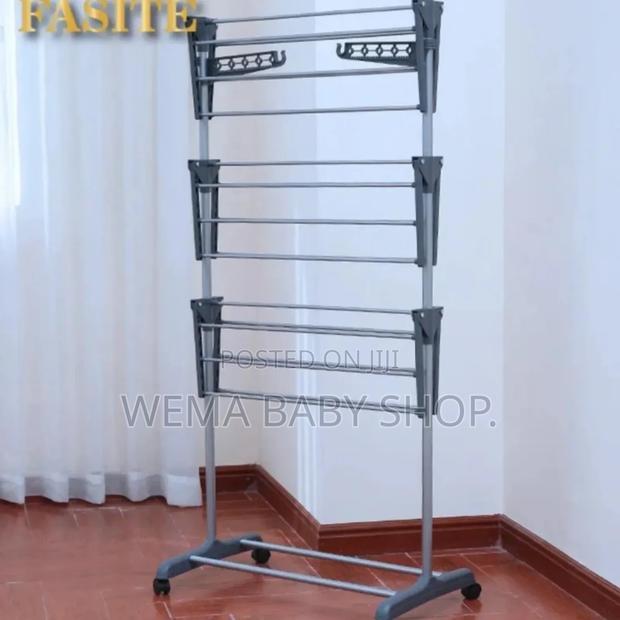 Portable/Movable Laundry Clothes Drying Rack - thumbnail 2
