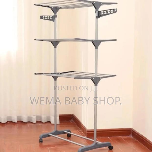 Portable/Movable Laundry Clothes Drying Rack - thumbnail 3